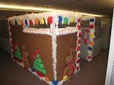 Pictures of Gingerbread House Office Door Decorations