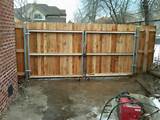 Images of Building A Double Gate For A Wood Fence