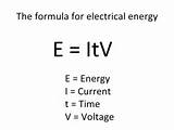 Electrical Energy Formula Pictures