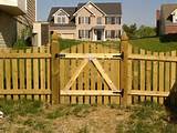 Wood Fence And Gate Photos