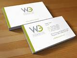 Photos of Business Cards Layout
