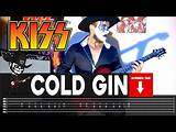 【KISS】[ Cold Gin ] cover by Masuka | LESSON | GUITAR TAB