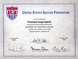 Youth Soccer Coaching License Pictures