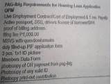 Requirements For Pag Ibig Housing Loan Ofw Images