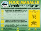 Certified Food Manager Certification Images