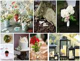 Rustic Wedding Flower Arrangements Photos