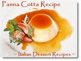 Panna Cotta Italian Recipe Pictures