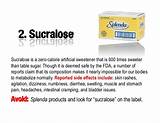 Sucrose Sweetener Side Effects