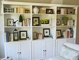 How To Decorate A Built In Bookshelf Pictures