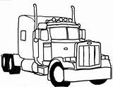 Semi Truck Outline Photos