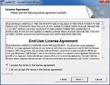 Images of User License Agreement