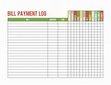 Daycare Payment Log Pictures