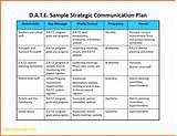 Project Management Communication Plan Sample Pictures