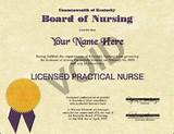 Photos of Certified Nursing Assistant License