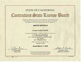 Independent Contractors License Photos