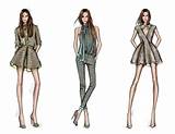 Images of Roberto Cavalli Fashion Sketches