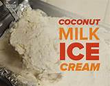 Coconut Ice Cream Recipes With Coconut Milk Photos