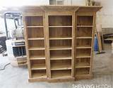 Photos of Distressed Wood Shelving