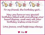 Birthday Wishes For A Special Female Friend Images