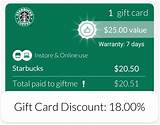 Pictures of Starbucks Credit Card Promotion