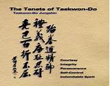 Tenets Of Taekwondo