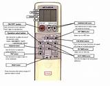 Pictures of National Aircon Remote Control Manual