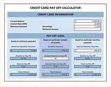 Images of Credit Card Debt Payoff Spreadsheet