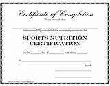 Sports Training Certification Photos