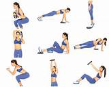 Muscle Exercise Routine Pictures