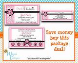 Pink Zebra Consultant Business Cards