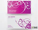 Pink Business Cards Templates Free