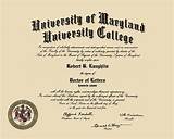 University Of Maryland Bachelor Degrees Pictures