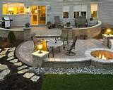 Backyard Landscaping Fire Pit Images