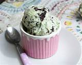 Mint Chocolate Chip Ice Cream Images