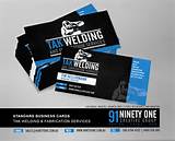 Welding Pics Business Cards