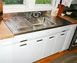 Images of Used Stainless Steel Sink With Drainboard