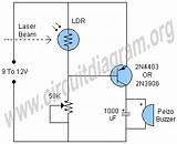 Photos of Laser Security System Circuit Diagram