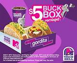 Calories In A Taco Bell 5 Dollar Box Pictures