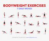 Workout Exercises No Equipment Pictures