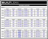 Pictures of Fitness Workout Plan Template