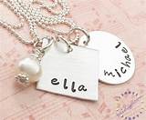 Pictures of Silver Personalized Jewelry