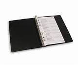 Pictures of Small Business Card Binder