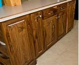 Walnut Wood Kitchen Cabinets