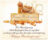 Thanksgiving Card Wording Business Images
