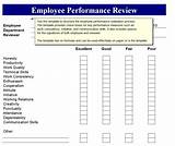 Images of Quarterly Employee Review Template