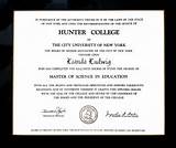Images of Hunter College Degrees