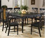 Black Wood Table And Chairs Photos