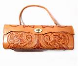 Vintage Tooled Leather Handbag