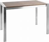 Stainless Steel Counter Height Dining Table