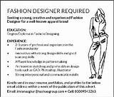 Photos of Fashion Designer Positions